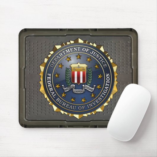 FBI-Emblem Mousepad (Mit Mouse)