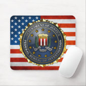 FBI-Emblem Mousepad (Mit Mouse)