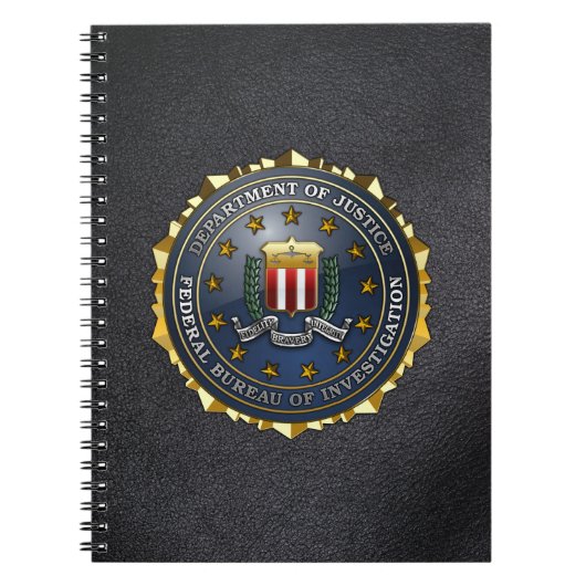 FBI-Emblem Notizblock (Vorderseite)