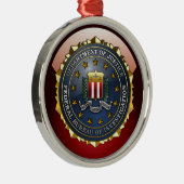 FBI-Emblem Ornament Aus Metall (Rechts)