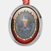 FBI-Emblem Ornament Aus Metall (Links)