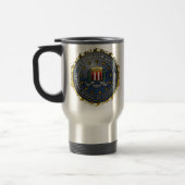 FBI-Emblem Reisebecher (Links)