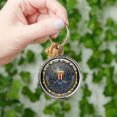 FBI-Emblem Schlüsselanhänger (Hand)