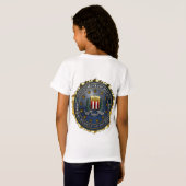 FBI-Emblem T-Shirt (Schwarz voll)
