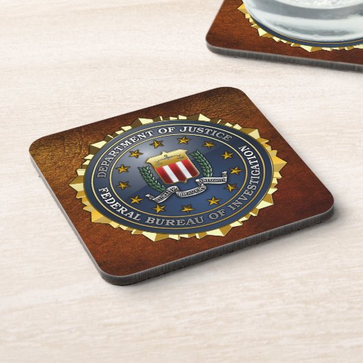 FBI-Emblem Untersetzer (Linke Seite)