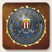 FBI-Emblem Untersetzer (Vorderseite)