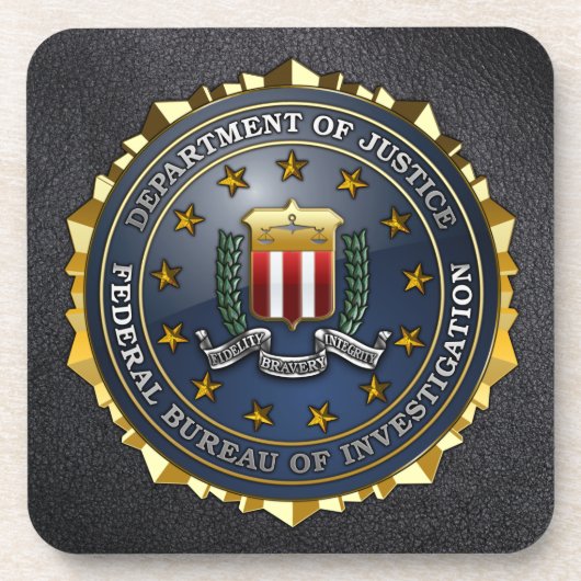 FBI-Emblem Untersetzer (Vorderseite)