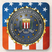 FBI-Emblem Untersetzer (Vorderseite)