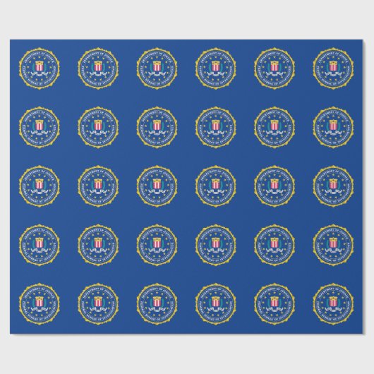 Fbi-Flagge Geschenkpapier (Flach)