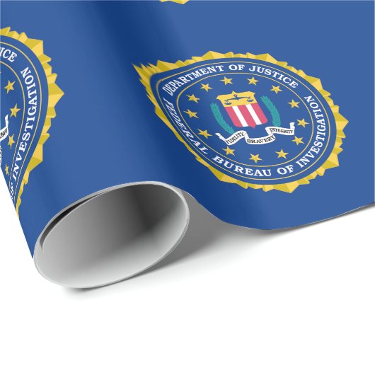 Fbi-Flagge Geschenkpapier (Rolleneckpunkt)