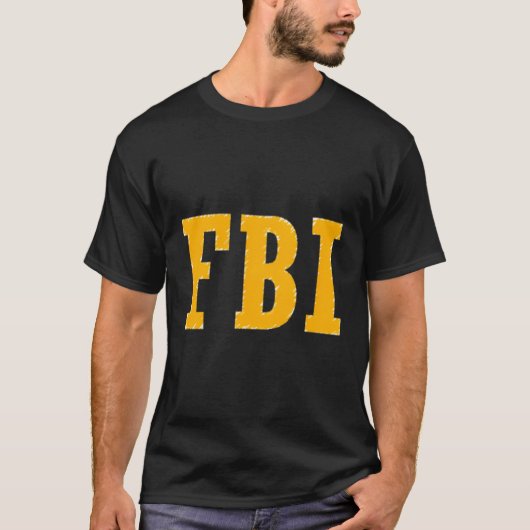 Fbi Frontback Print T-Shirt (Vorderseite)