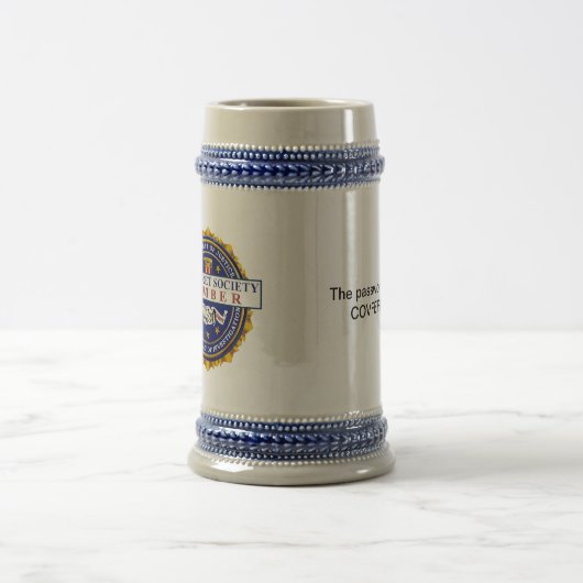 FBI-GEHEIMBUND COVFEFE BIERGLAS (Mittel)