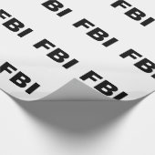FBI GESCHENKPAPIER (Ecke)
