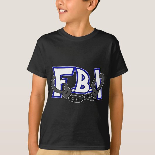 Fbi-Handschellen T-Shirt (Vorderseite)