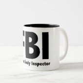 FBI Herr Funny Rude Spaß Zweifarbige Tasse (VorderseiteRechts)