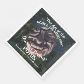 FBI ICE CBP Trump POTUS Betrug Kunst Buch Zeichen  Serviette (Ecke)