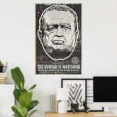 FBI J Edgar Hoover Propaganda Print Poster (Heimbüro)