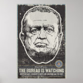 FBI J Edgar Hoover Propaganda Print Poster (Vorne)