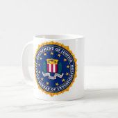 FBI Mug Kaffeetasse (Vorderseite Links)