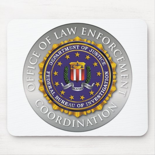 FBI Office of Law Enforcement Mousepad (Vorne)