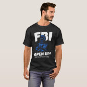 FBI öffne dich! Personalisiert T-Shirt (Vorne ganz)