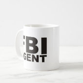 Fbi-Produkte u. -entwürfe! Kaffeetasse (Vorderseite Links)