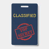 FBI Secret Agent Abzeichen Ausweis (Rückseite)