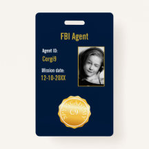 FBI Secret Agent Abzeichen