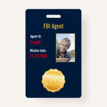 FBI Secret Agent Abzeichen