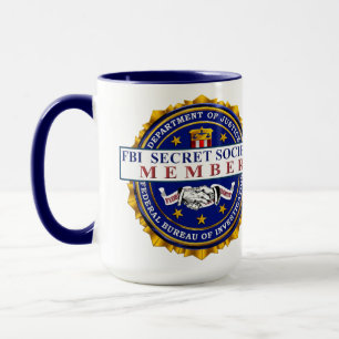 FBI SECRET SOCIETE COVFEFE JUMBO TASSE
