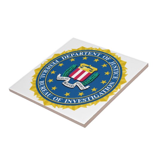 FBI-Siegel Fliese (Seite)