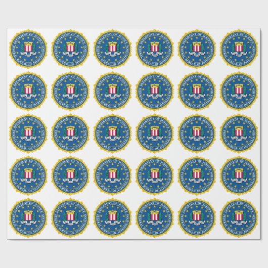 FBI-Siegel Geschenkpapier (Flach)