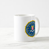 FBI-Siegel Kaffeetasse (VorderseiteRechts)