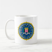 FBI-Siegel Kaffeetasse (Links)