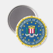 FBI-Siegel Magnet (Vorderseite/Rückseite)