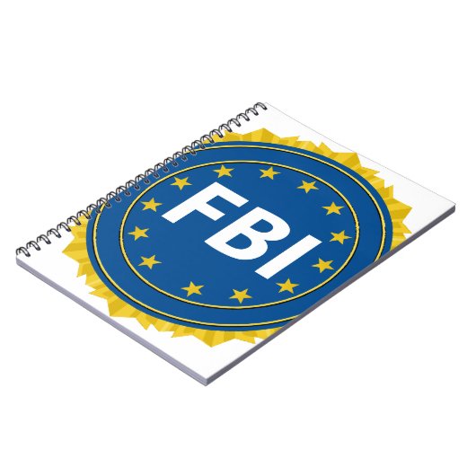 FBI-Siegel Notizblock (Linke Seite)