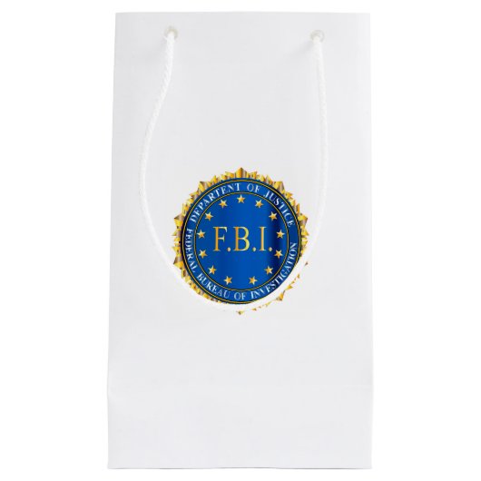 FBI-Spoof-Siegel Kleine Geschenktüte (Vorderseite)