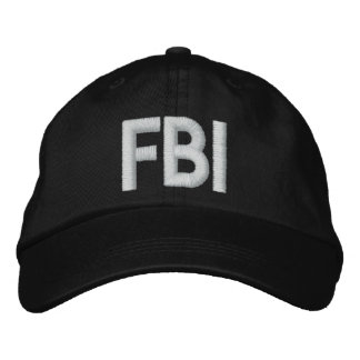 FBI-StickHat Bestickte Kappe