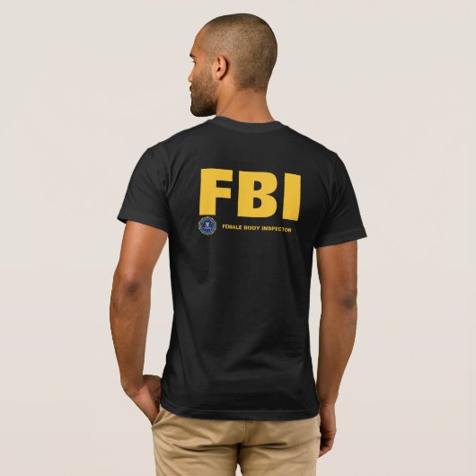 Fbi-T - Shirt (Schwarz voll)