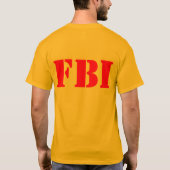 FBI T-Shirt (Rückseite)