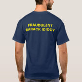 FBI T-SHIRT BARACK IDIOCY (Rückseite)