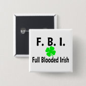 FBI Vollblutklee Button (Vorne & Hinten)