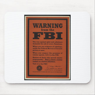 Fbi-Warnung Mousepad