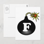 FBomb Klassiker Postkarte (Vorne/Hinten)