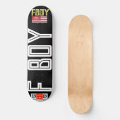 FBOY OFFIZIELL 8 1/4" Skateboard Deck (Vorderseite)