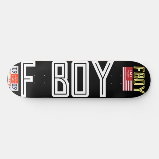 FBOY OFFIZIELL 8 1/4" Skateboard Deck (Horizontal)