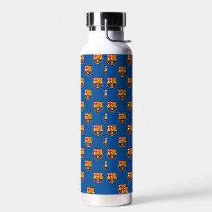 FC Barcelona Inspiriertes Muster Edelstahl Wasserf Trinkflasche