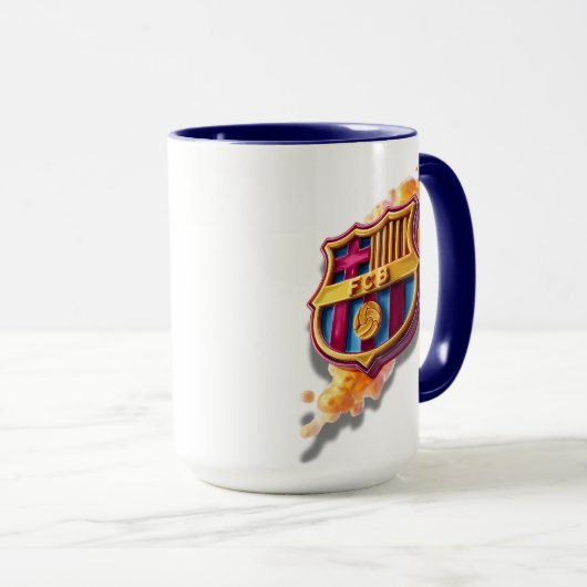 FC Barcelona Mug Tasse (VorderseiteRechts)