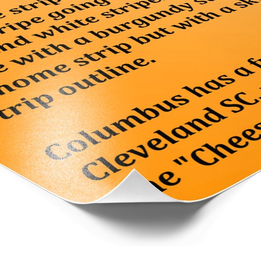 FC Columbus Fotodruck (Ecke)