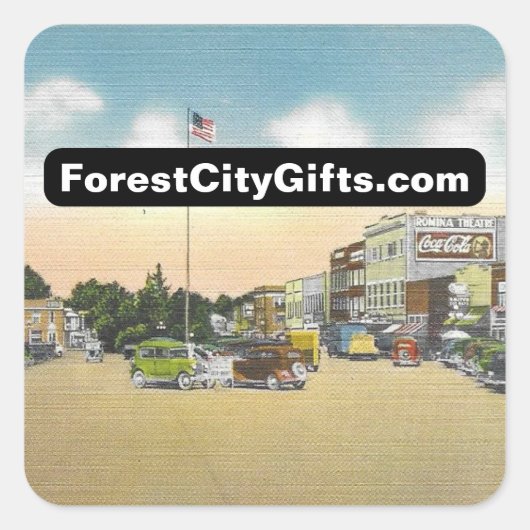 FC Gifts Square Sticker (Vorderseite)